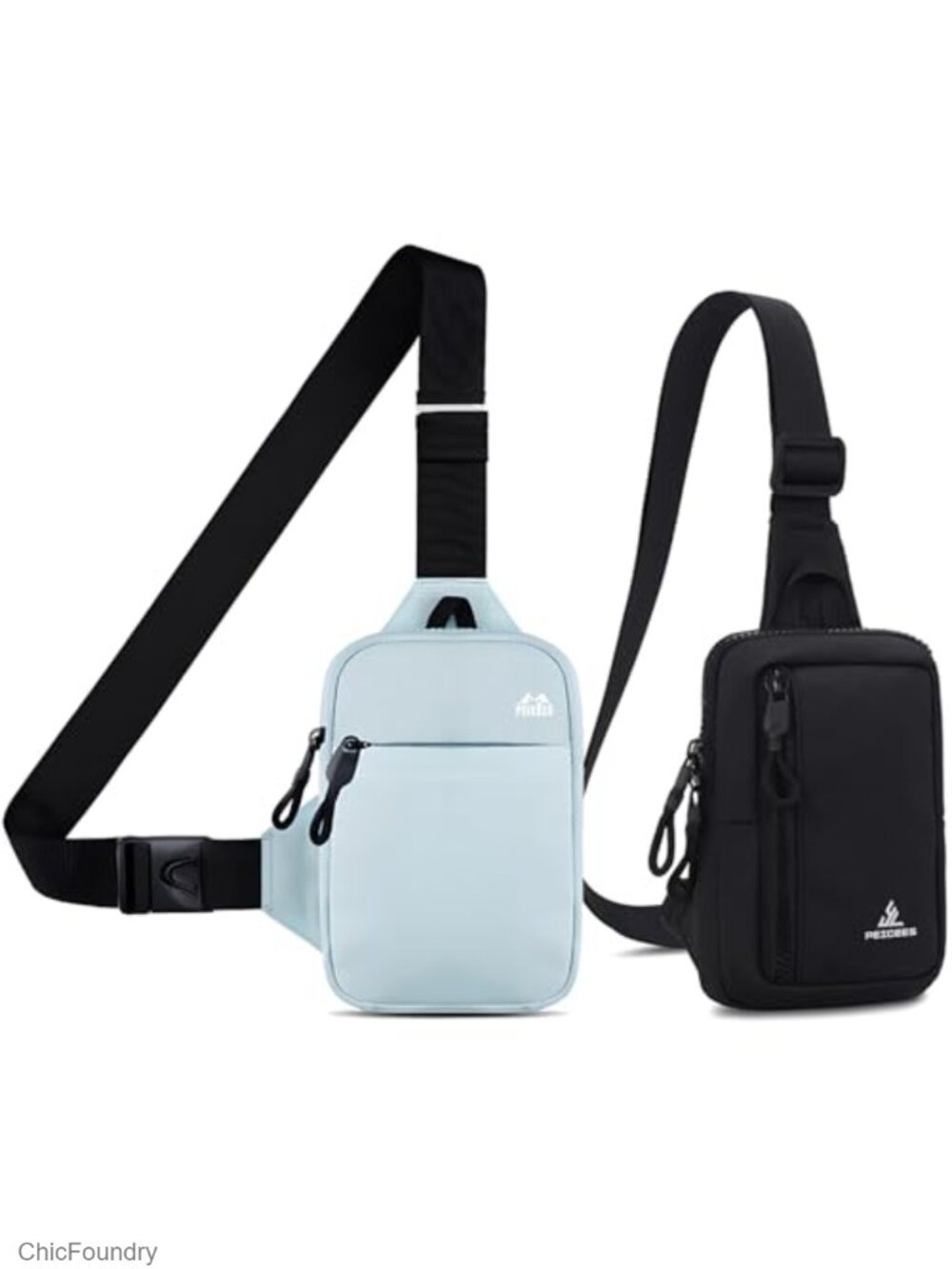 2 Pack Mini Crossbody Sling Bag Water Resistant Nylon Running Phone Holder